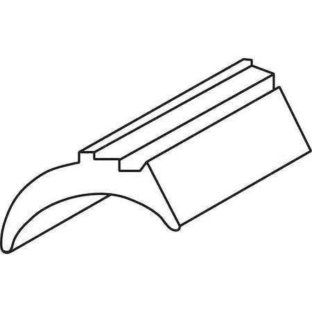 Strybuc 100ft Gray Vinyl Glazing 68-2